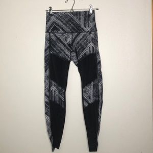 Lululemon high waisted mesh leggings